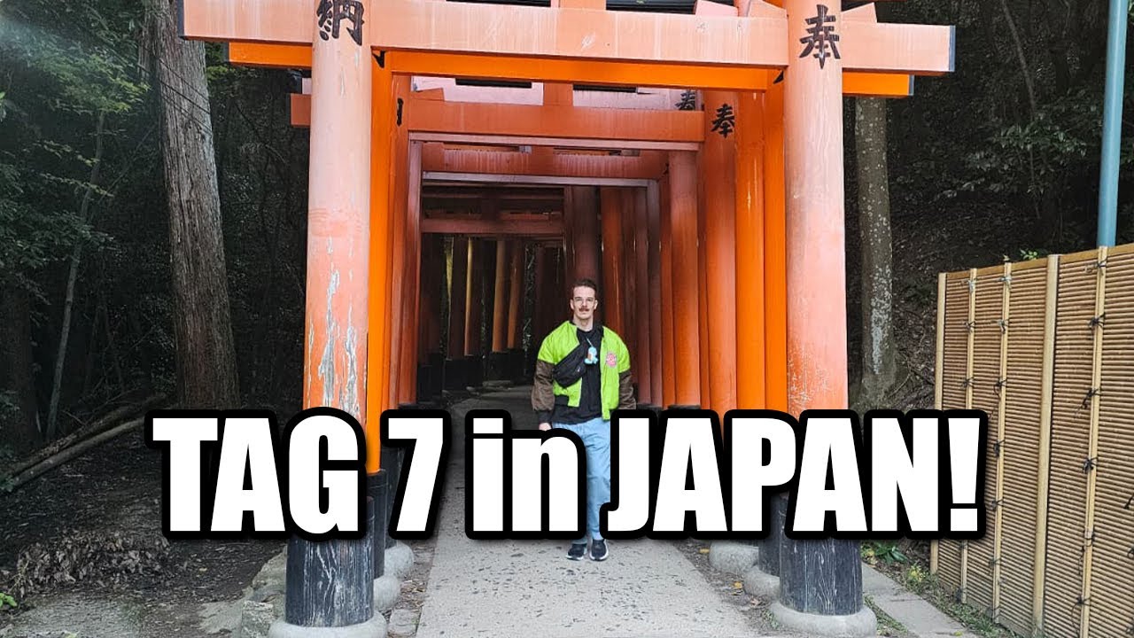 FULL DAY VLOG Japan Tag 7 – Kyoto Fushimi Inari, Nintendo Store, Gion Food