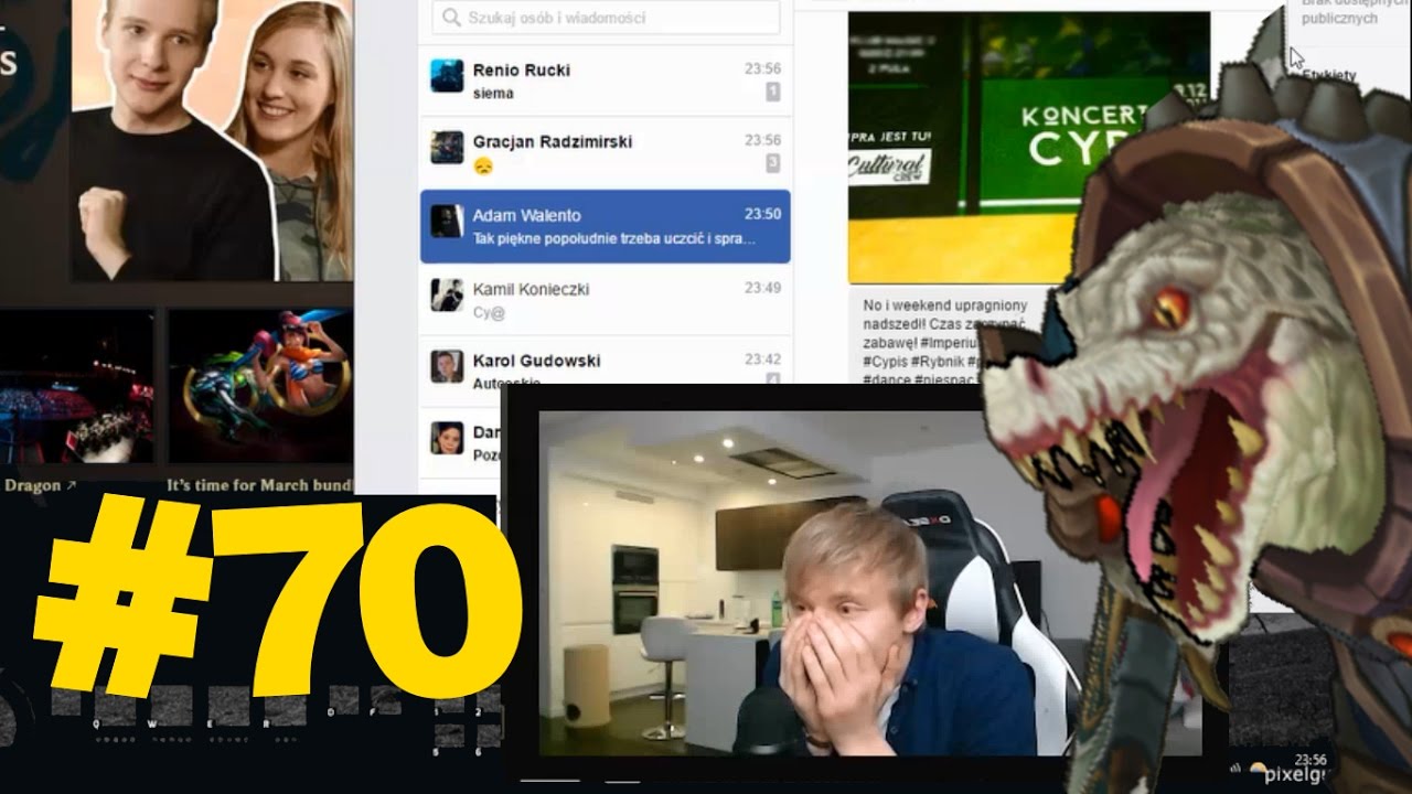 #70 ARQUEL - PRZYGODY OP KROKODYLA, WIADOMOŚCI NA FANPAGE