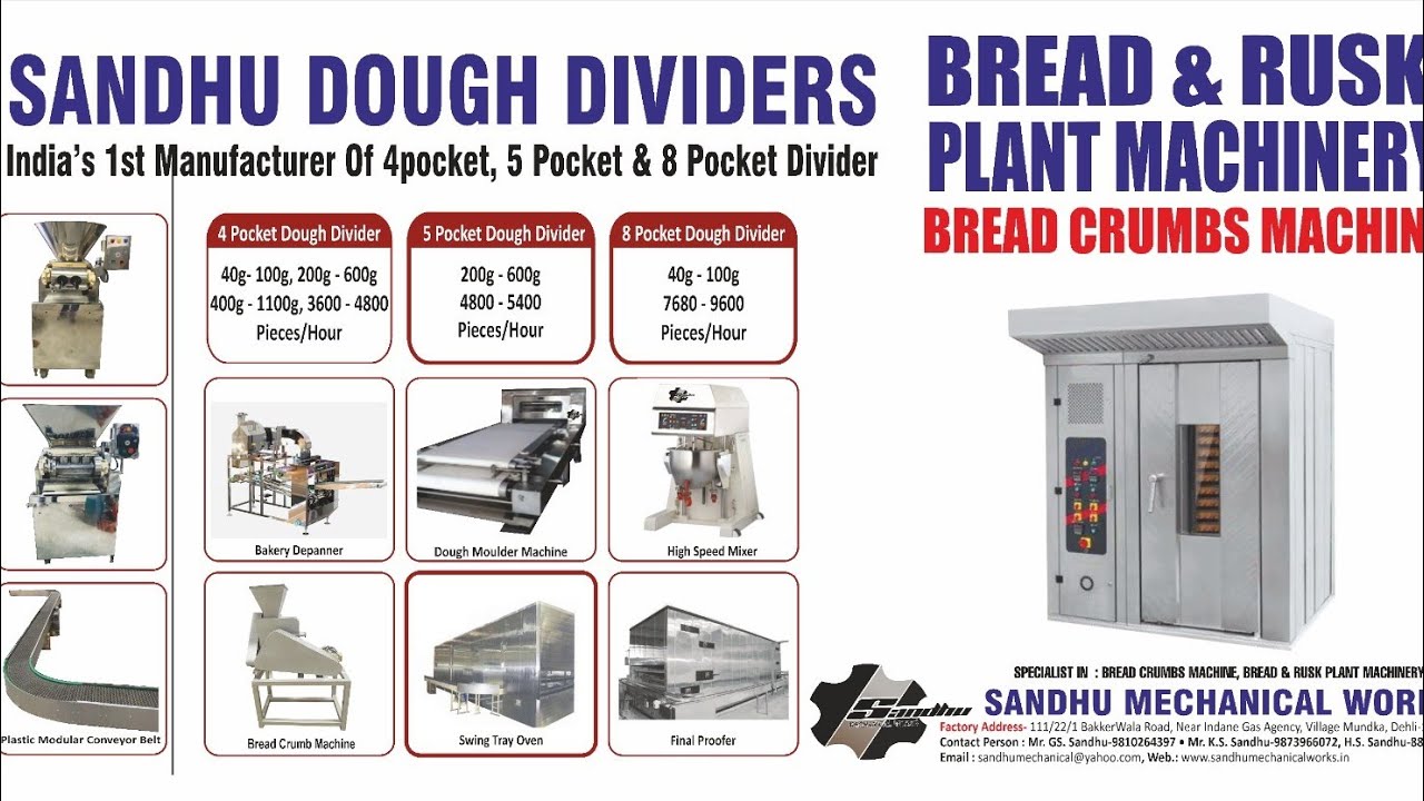 Bakery plant setup machine