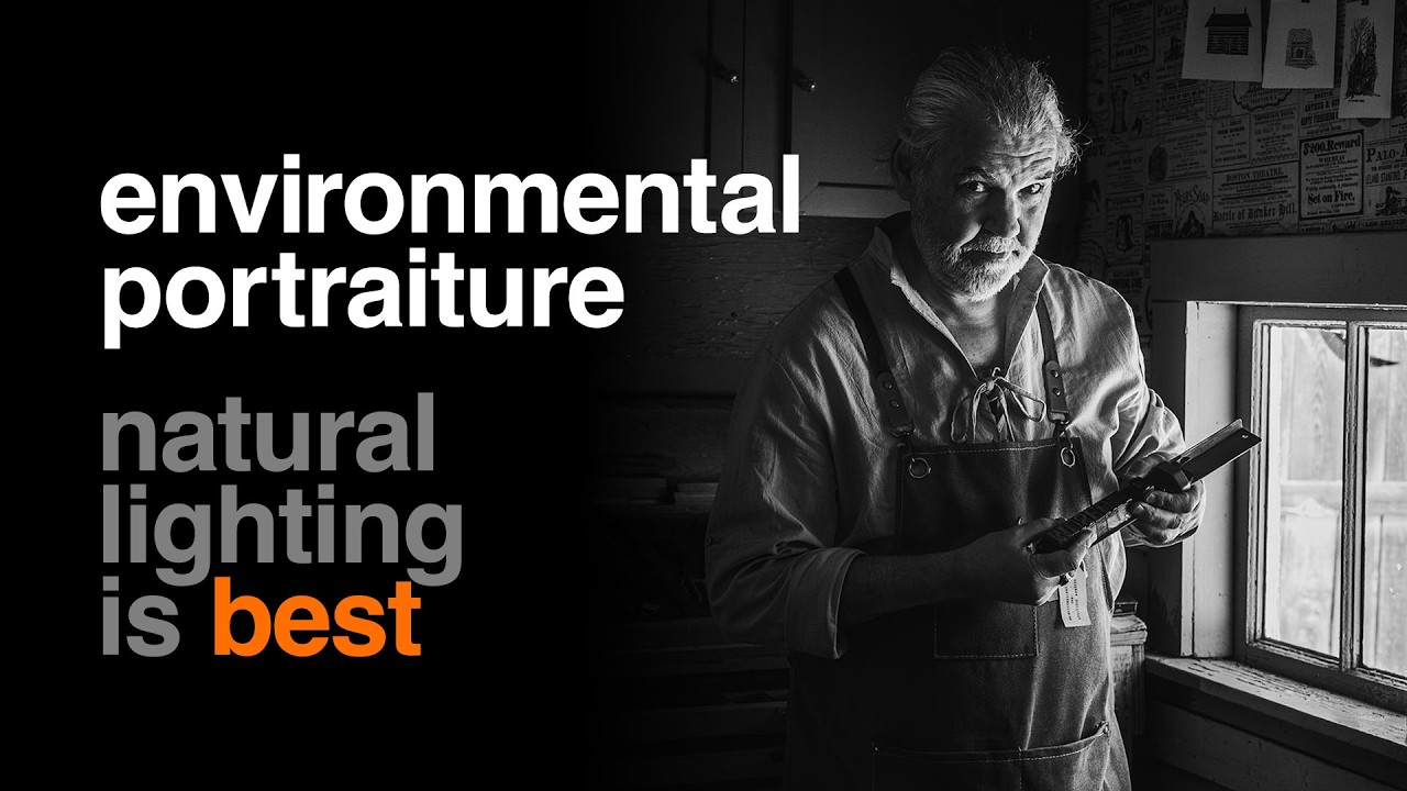 Powerful Environmental Portraits Using NATURAL LIGHT