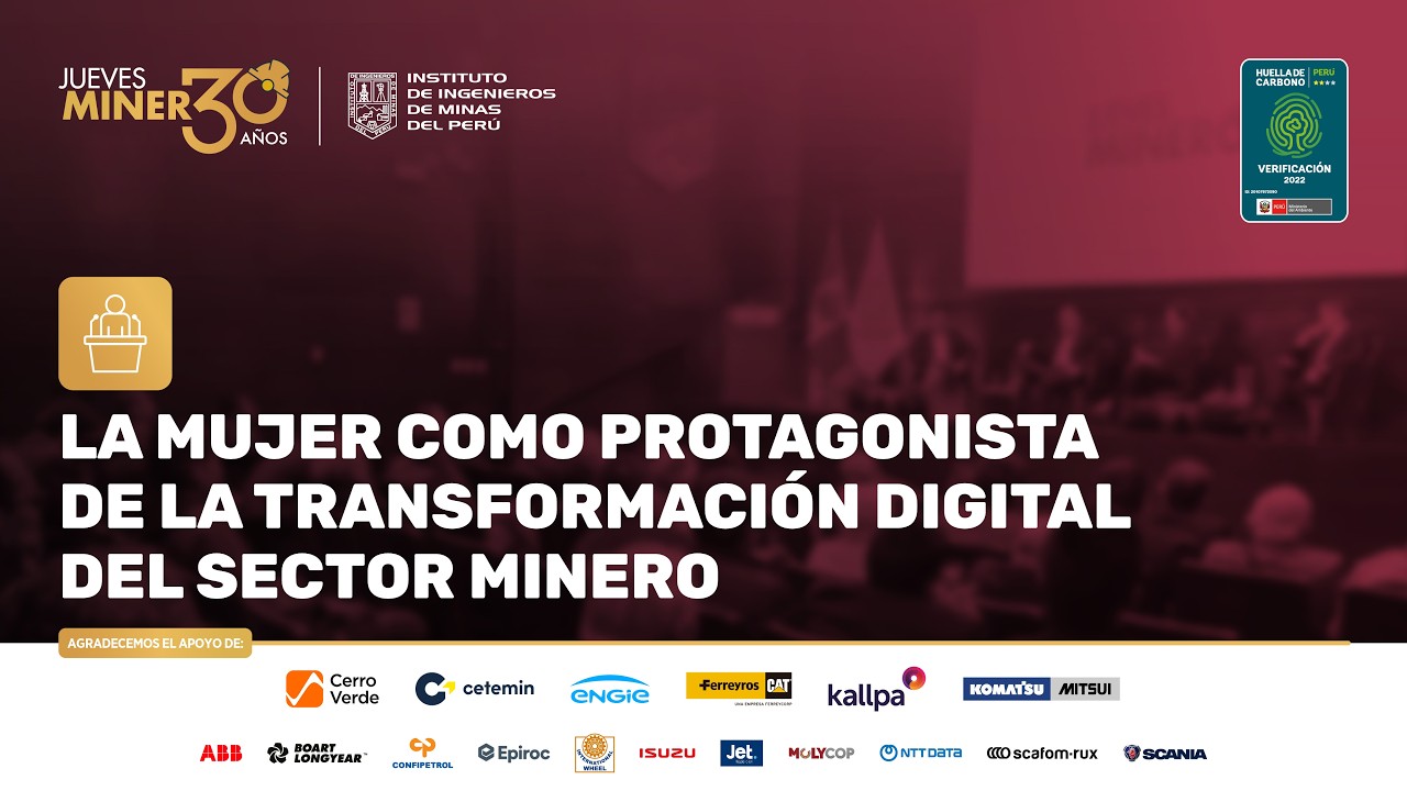 La mujer como protagonista de la transformación digital del sector minero