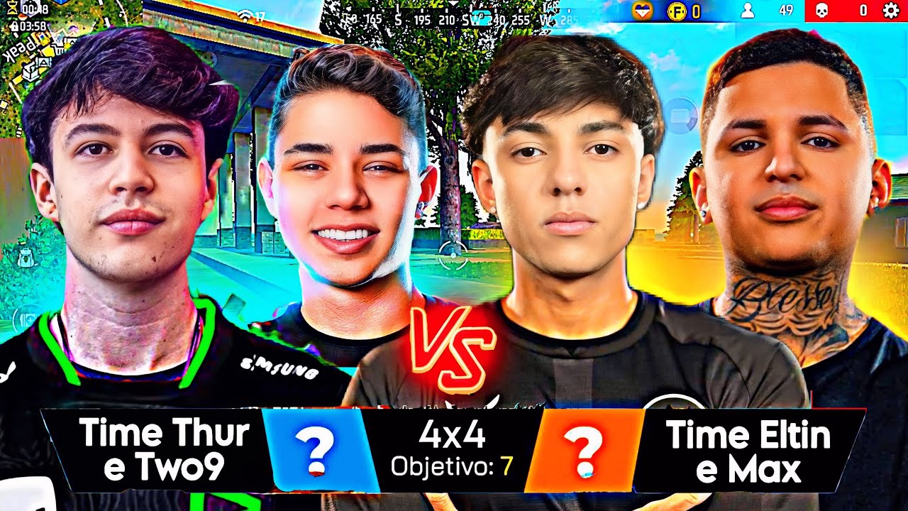 4X4 APOSTADO RAIZ - PARTE 1 - TIME TWO9 e THURZIN vs TIME ELTIN e MANOMAX!
