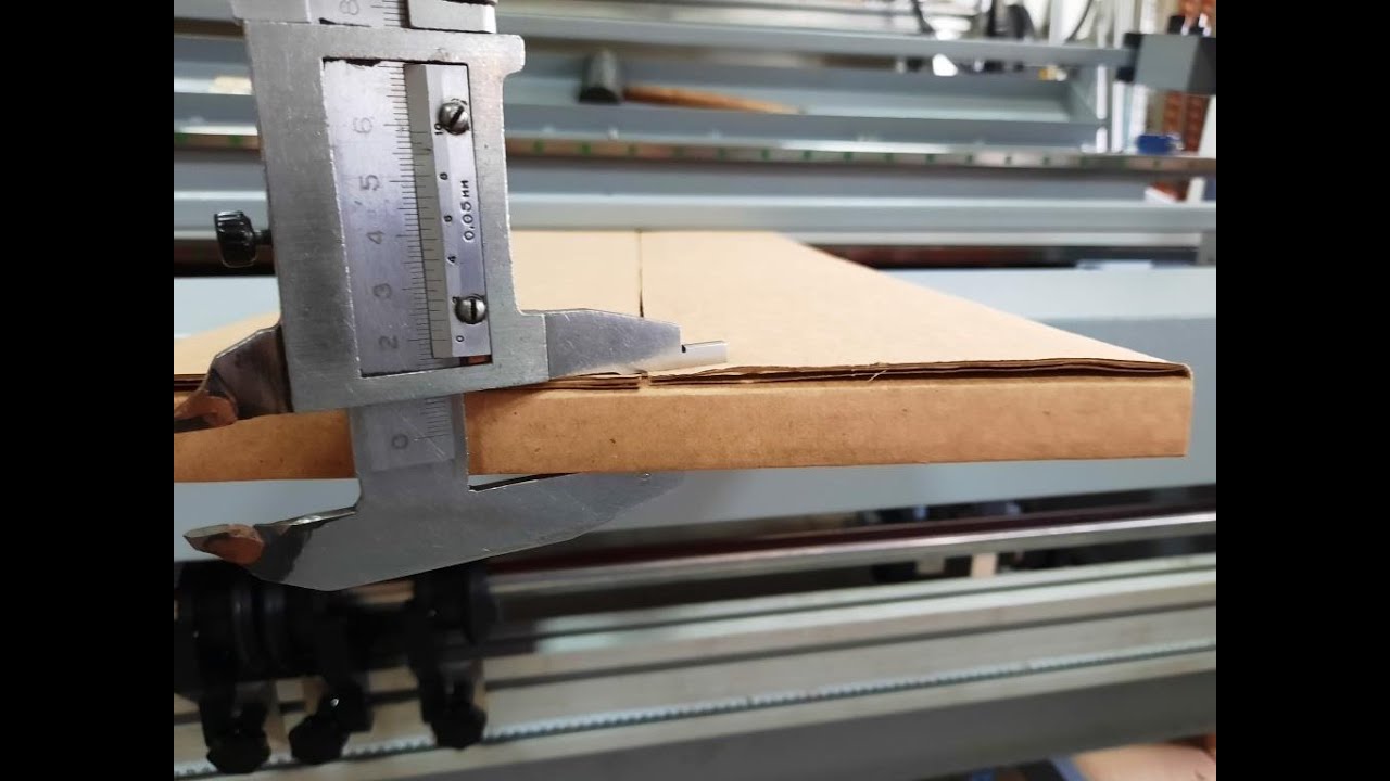 Fefco 0401 – Packing Wallet. Making a box for a 12 mm thick plate.