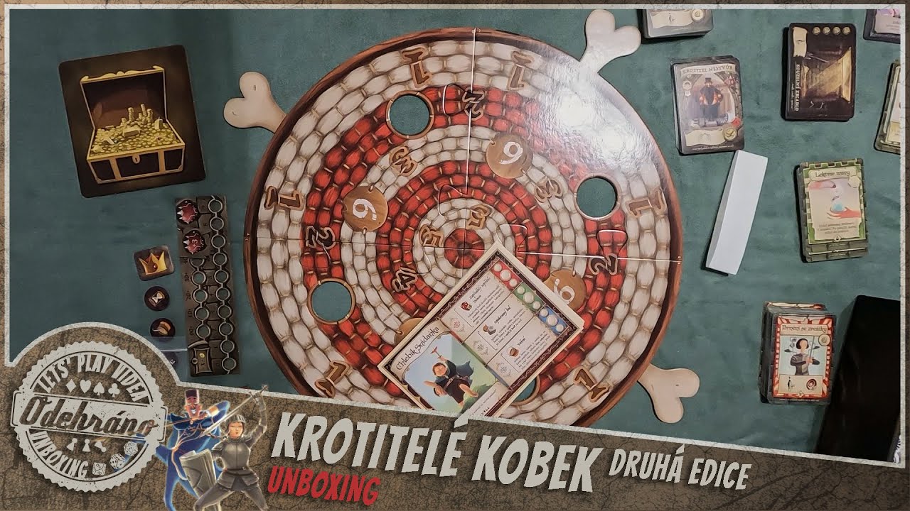 ODEHRÁNO - Krotitelé Kobek [UNBOXING + PŘEDSTAVENÍ]