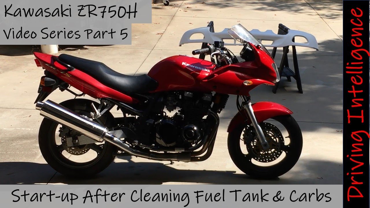 Initial Start-up After Carburetor, Gas Tank Removal & Fuel System Cleaning: Kawasaki ZR750-H
