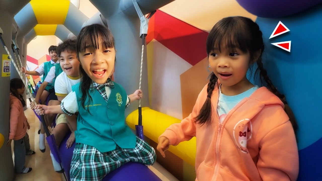 ฉันเล่นซ่อนหากับเพื่อนๆ ที่สวนสนุกบ่อบอล | บริ้งค์ไบรท์
