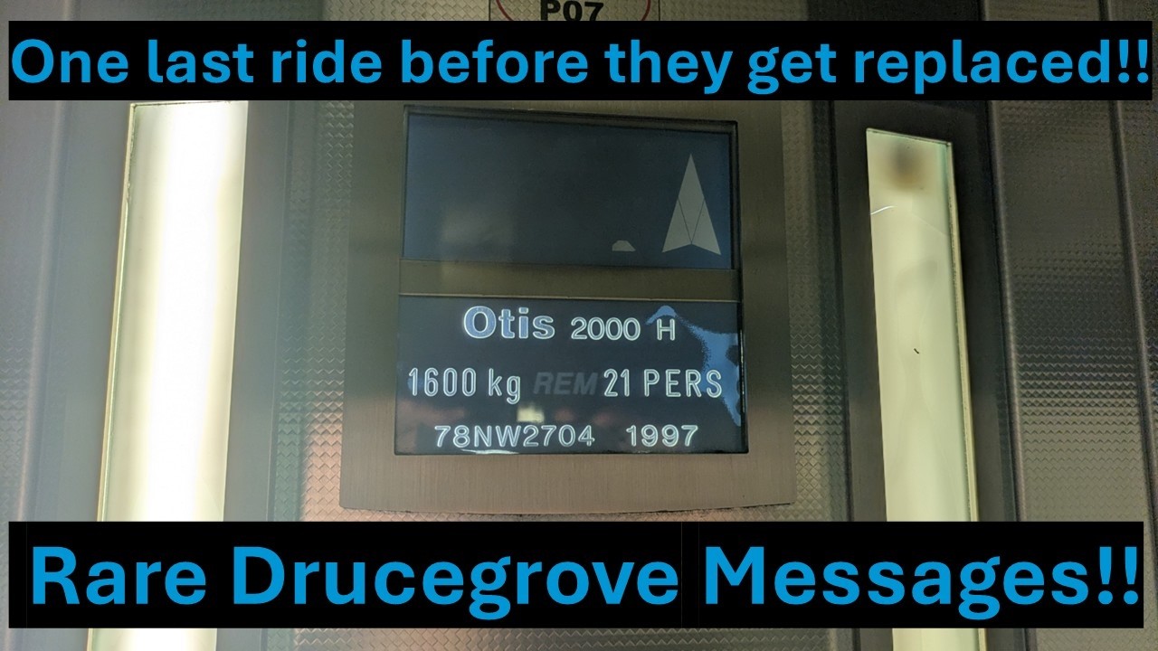 The Remaining Otis 2000 H lifts at Trafford Centre Manchester #shoppingcentre #mall #shopping