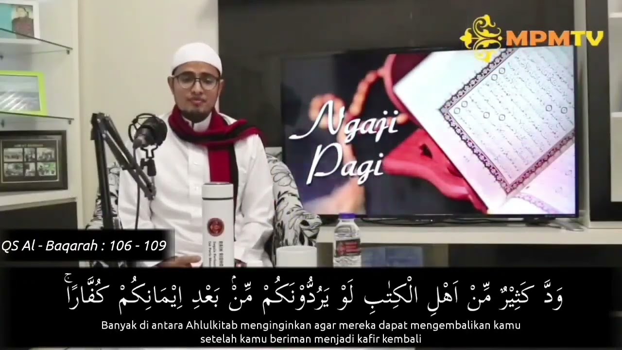 Ngaji Pagi Bersama Ustad Abdulrahman Saeed, Rabu, 18 Maret 2026, Pukul 05:30 WIB