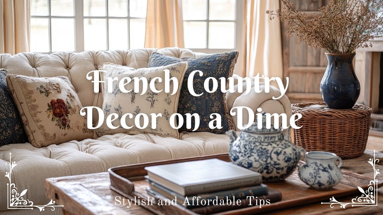 French Country Decor on a Dime: Stylish and Affordable Tips