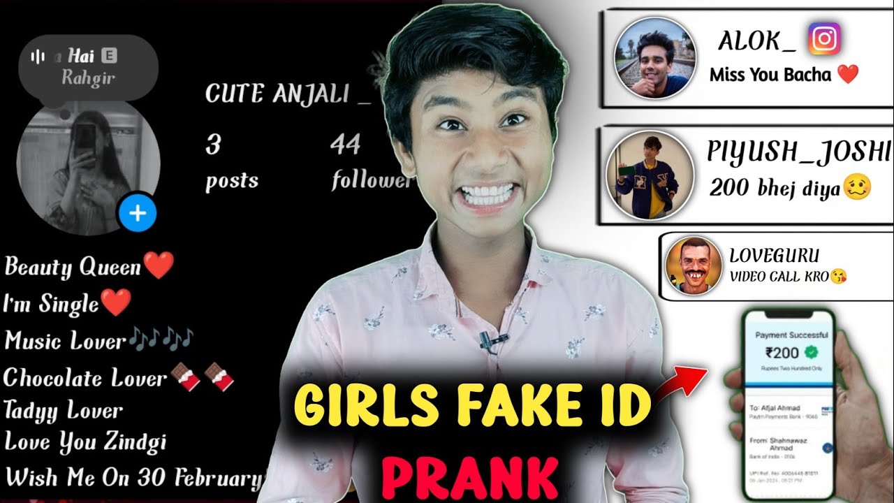 I want to earn ₹1000 by creating a fake account of a girl on Instagram🗿🗿🗿