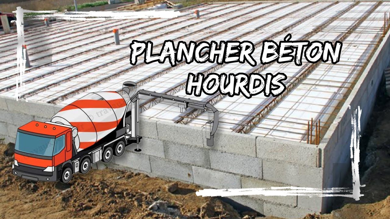 Construction maison de plain-pied, étape 4: Plancher béton hourdis