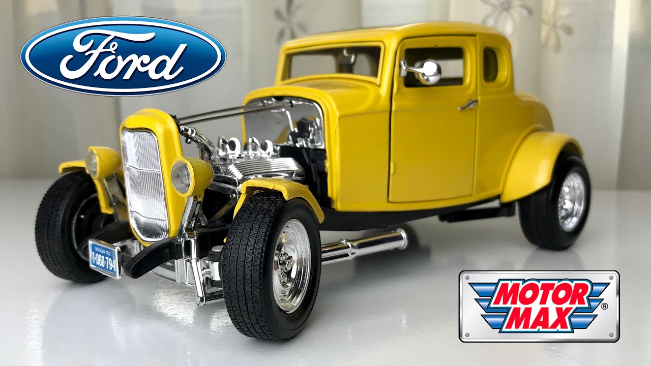 1:18 1932 Ford Hot Rod Coupe (American Graffiti) - Motormax [Unboxing]