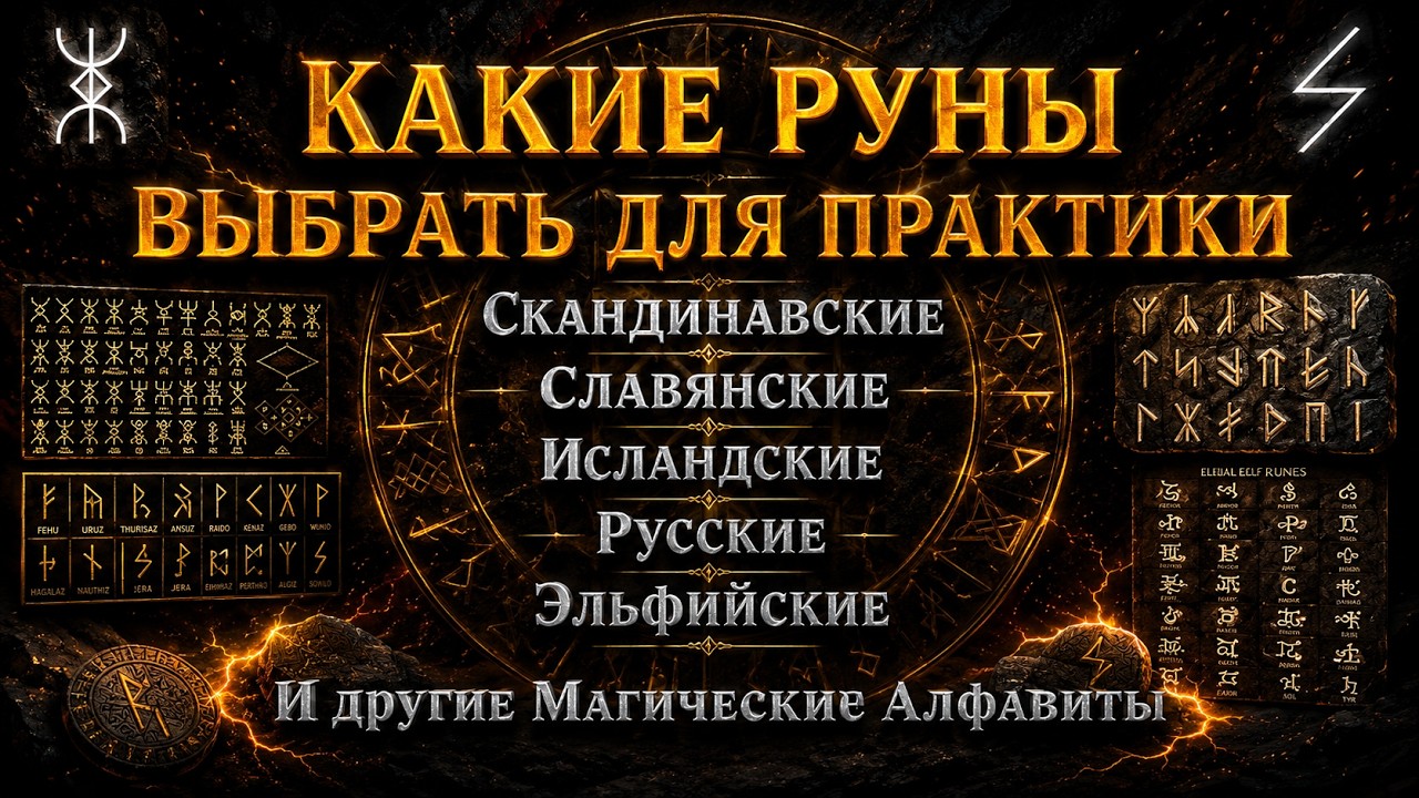 Какие Руны выбрать для практики. Скандинавские, Исландские, Славянские, Русские, Эльфийские и др.