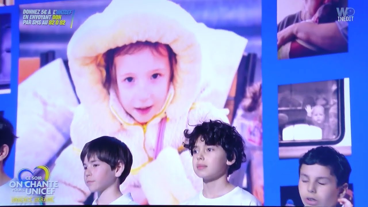 Les Petits Chanteurs d'Asnières - Poppys - Concert Unicef/Ukraine - Il faudra leur dire -