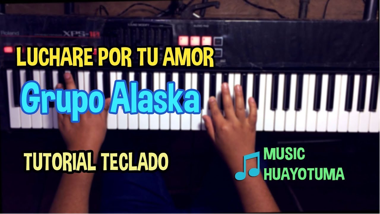 Luchare por tu Amor Grupo Alaska Tutorial Teclado SOL#m NOTA AL DISCO