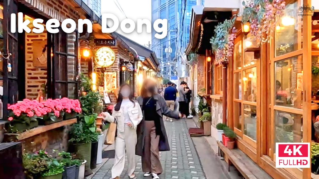 Seoul Ikseon Dong Hanok Village Walk On Friday Evening South Korea 서울 익산동 한옥 마을 산책
