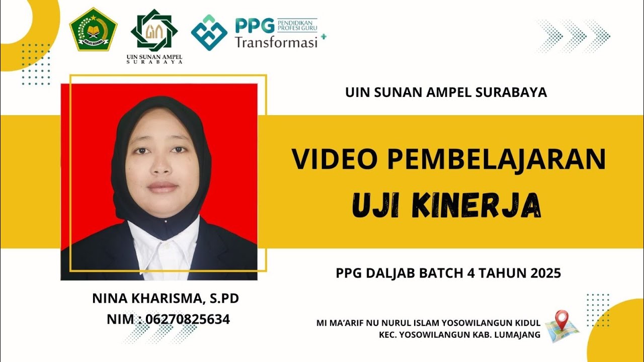 VIDEO UKIN PPG DALJAB TRANSFORMASI BATCH 4 TAHUN 2025 || LPTK UIN SUNAN AMPEL SURABAYA