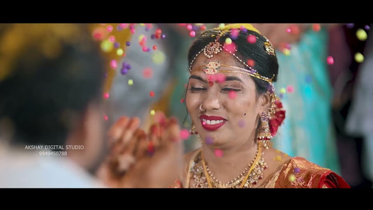 Wedding cinematic Vamshi Krishna with Divya #Akshay studio 7013086007