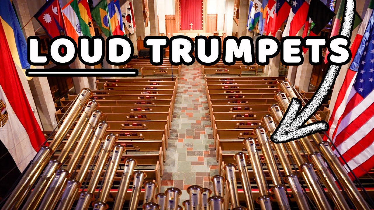 'Trumpet Fanfares' on the 118 Rank Pipe Organ at First Baptist in Washington DC - Paul Fey
