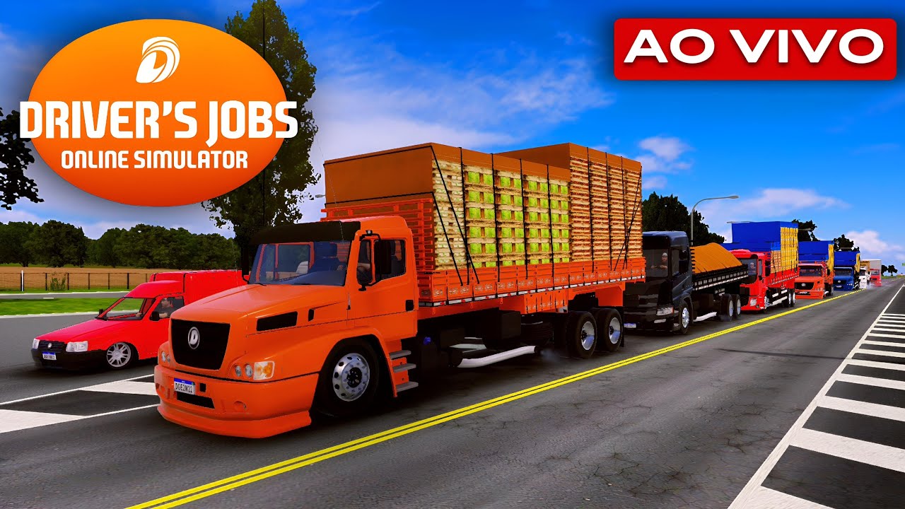 🔥AO VIVO🔥 LIVE DA MADRUGADA - DRIVERS JOBS ONLINE SIMULATOR JOGANDO COM INSCRITOS