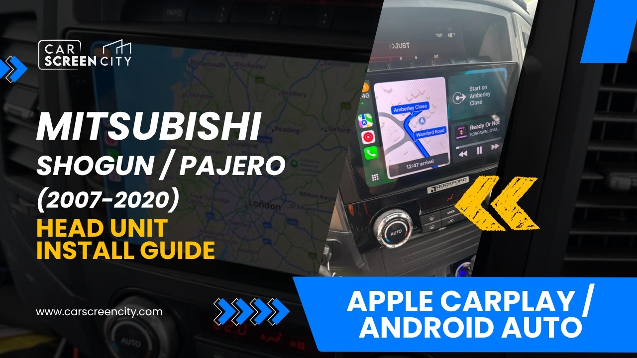 Mitsubishi Shogun / Pajero (2007&ndash;2020) Screen Upgrade | Apple CarPlay & Android Auto Install Guide