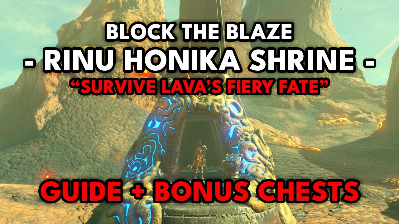 Rinu Honika Shrine Guide | Block the Blaze | Zelda: Breath of the Wild | Switch 2
