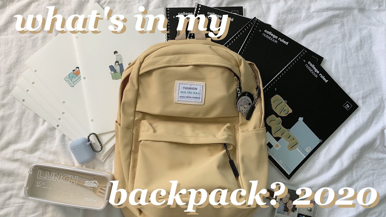 what's in my backpack 2020 🎒