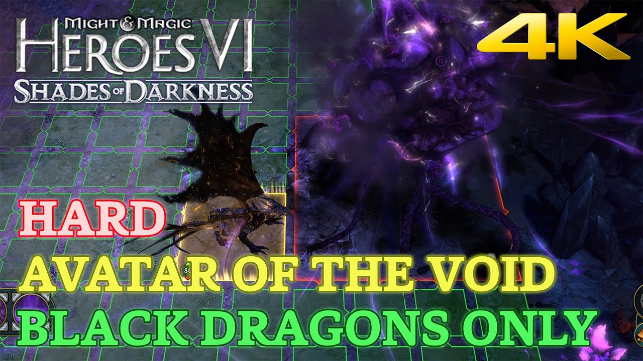 MMHVI - Avatar of the Void Boss Fight With Only Black Dragons on Hard [4K 60 FPS]