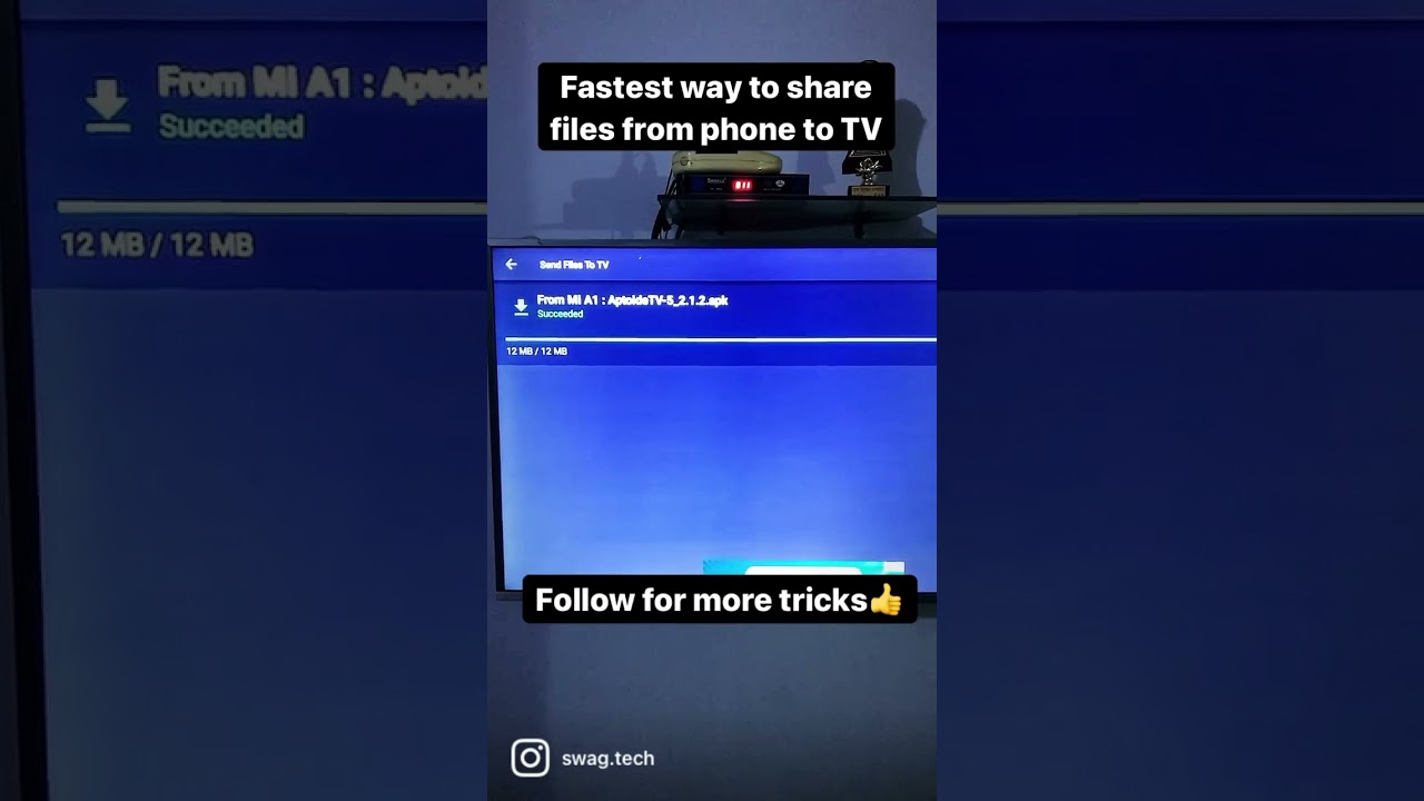 Send Files from phone to Android TV