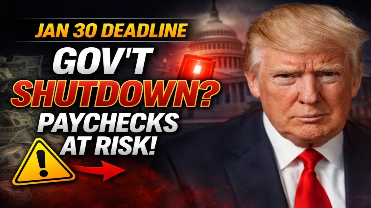 January 30 Deadline: A Government Shutdown Could Hit Paychecks & Benefits
