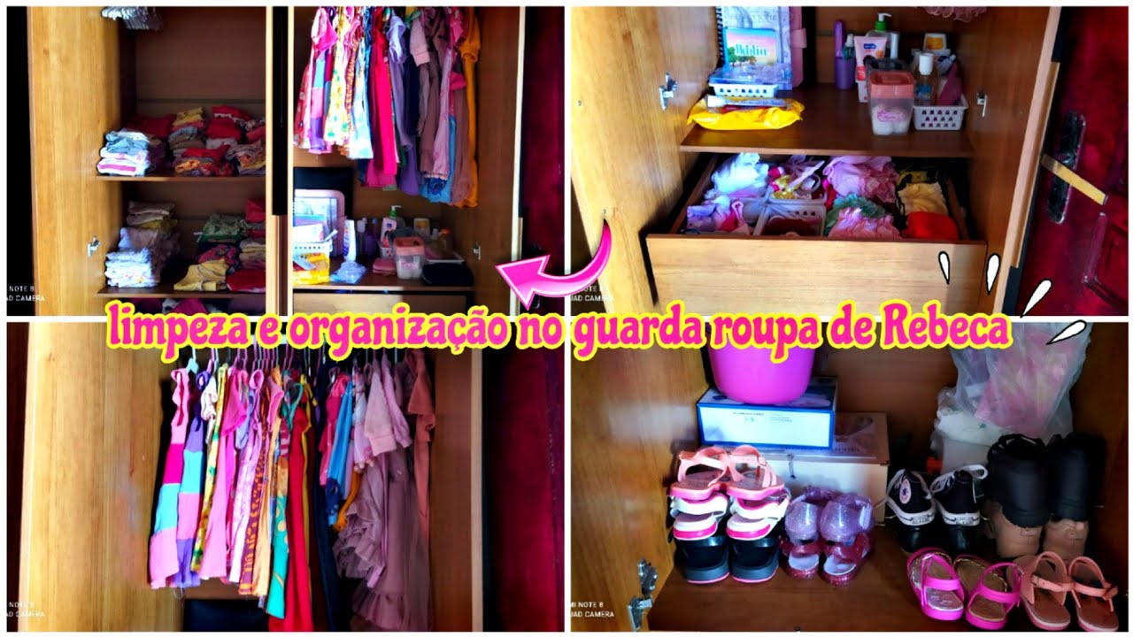 Limpeza e organização no guarda roupa de baby Rebeca | fiz algumas mudanças 👗💕🥰