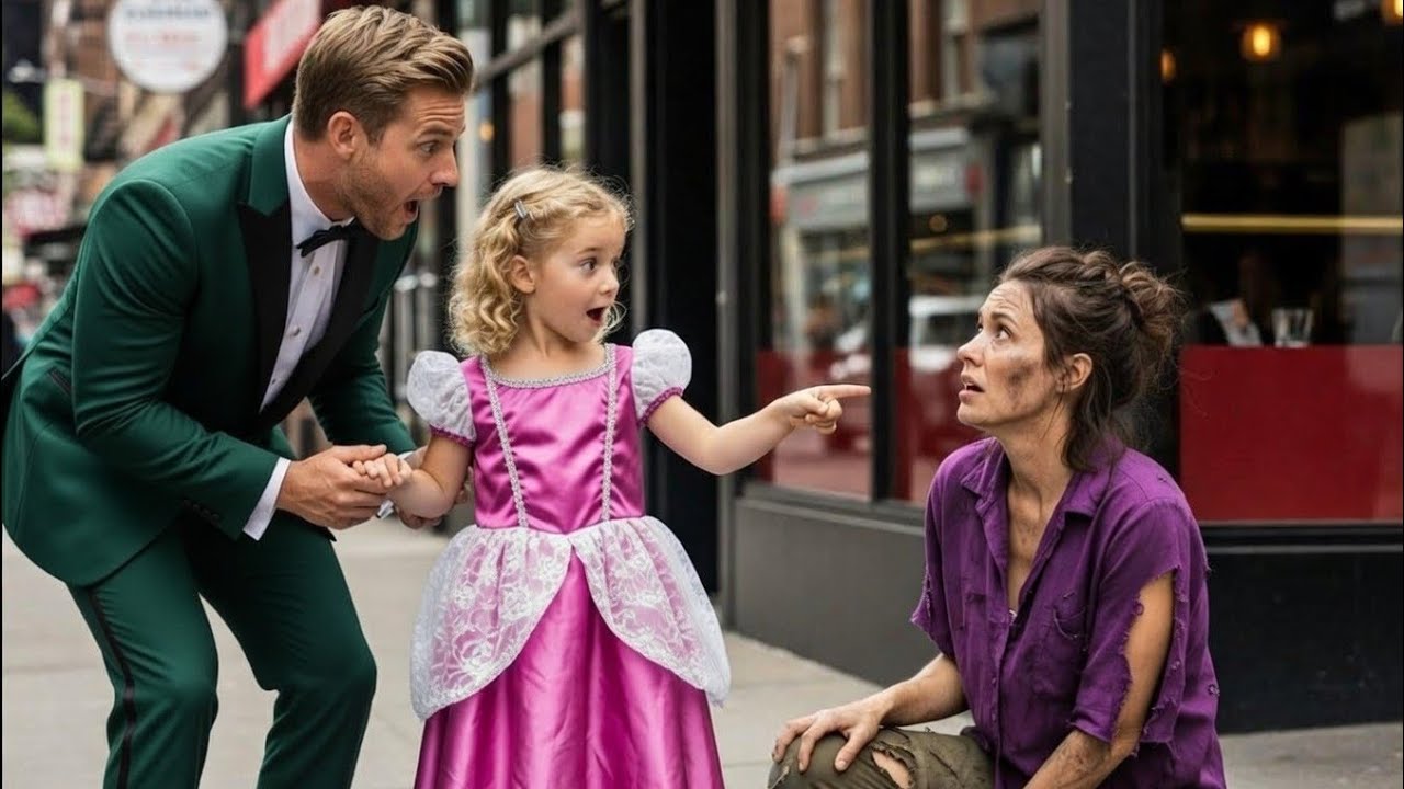 Dad, That Homeless Woman Looks Like Mom — The Billionaire Turns Around and Freezes in Shock