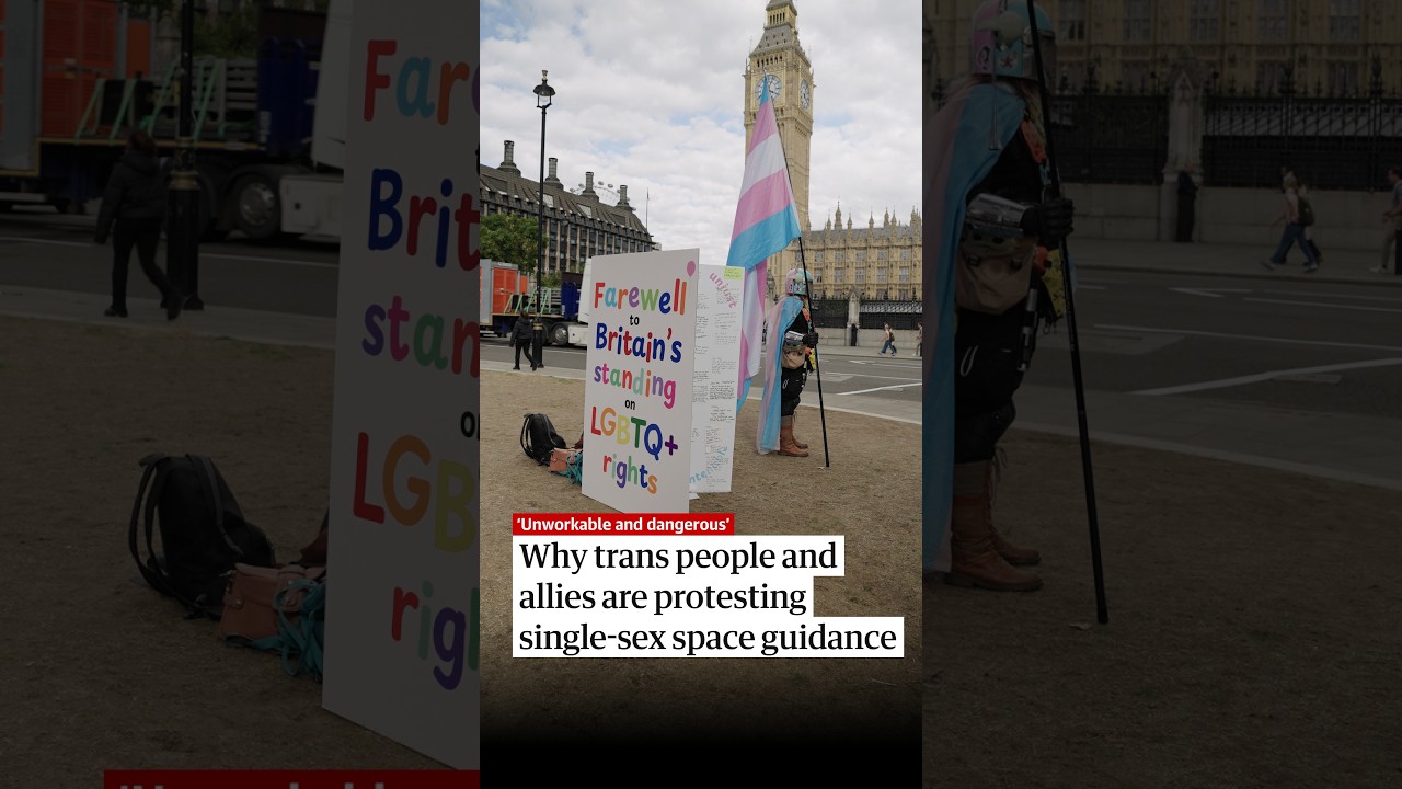 Why trans people and allies are protesting single-sex space guidance