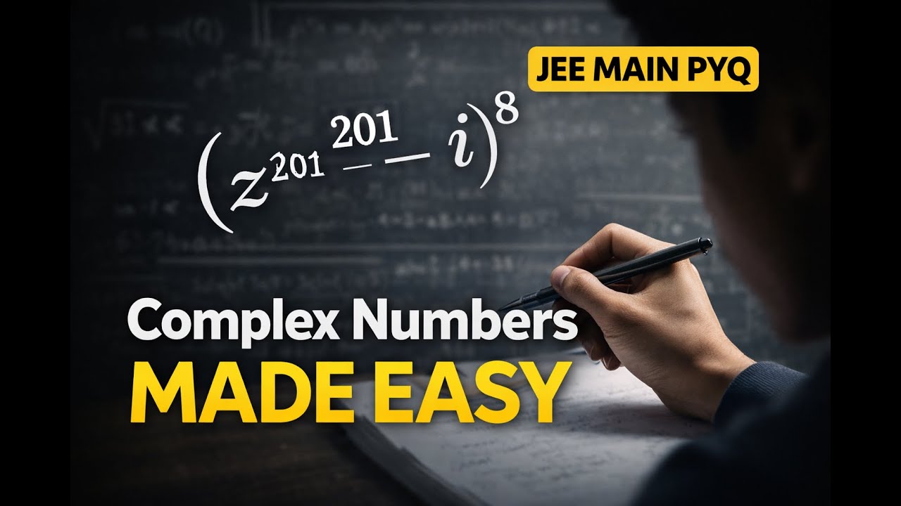 Complex Numbers Made Easy 😱 JEE Main PYQ with Basic Approach