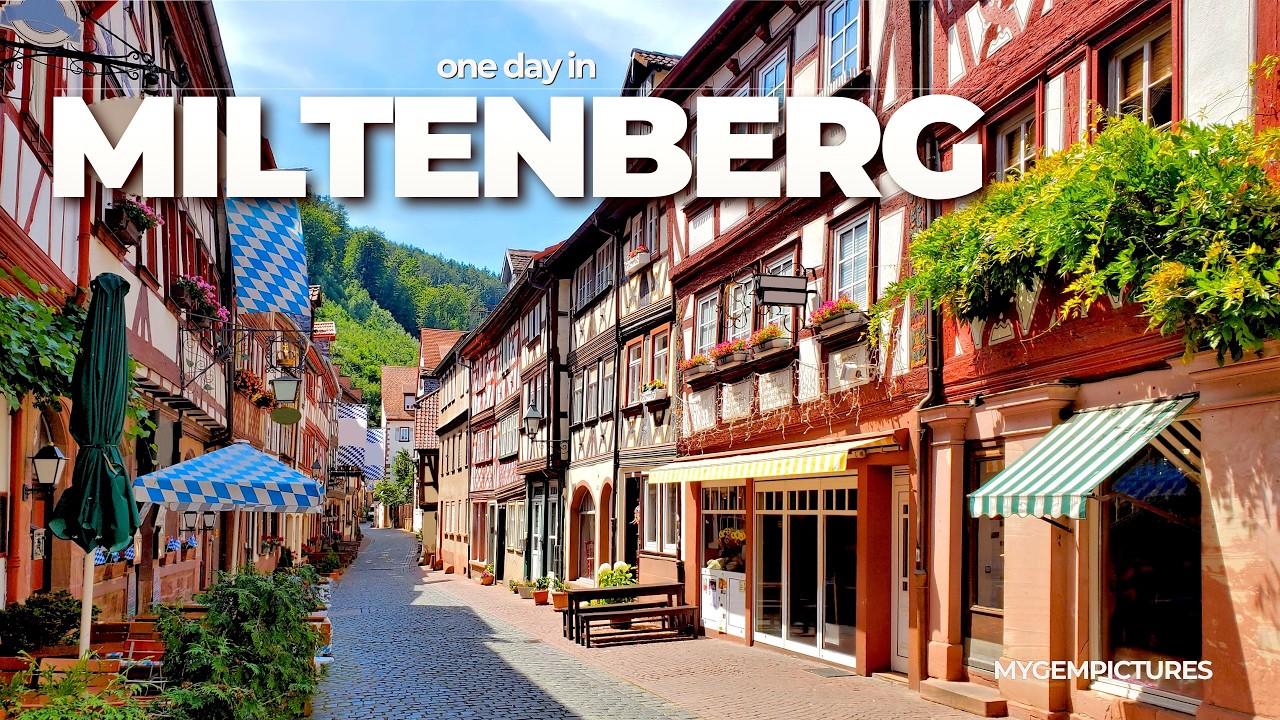 ONE DAY IN MILTENBERG (GERMANY) | 4K | The beautiful old town of the 