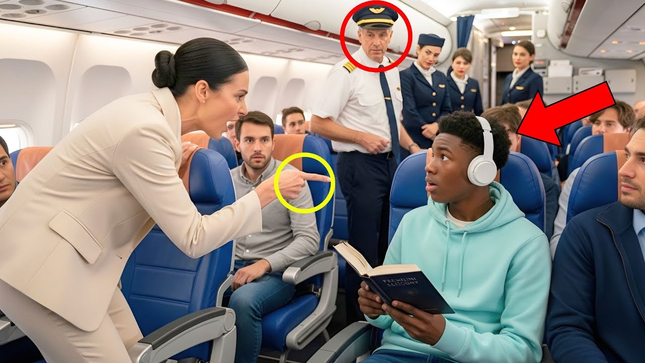 White Passenger Demands Black Teen Move Seats, 3 Minutes Later the Captain Steps In!