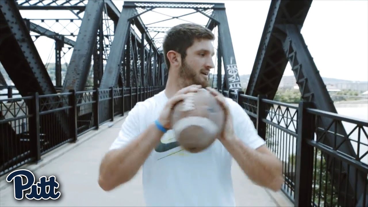 Football Trick Shots From Pitt QB Nate Peterman
