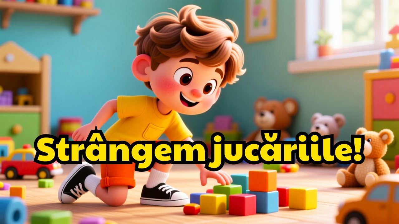 Strângem Jucăriile! 🧸 | Cântec pentru Copii | Rutina de Ordine