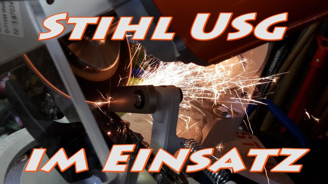Stihl USG im Einsatz - Kurzer Test mit dem Stihl Universalschleifgerät