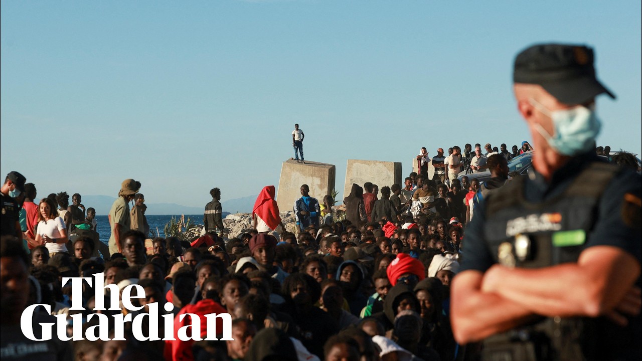EU ministers discuss Ceuta migrant crossings at press conference &ndash; watch live