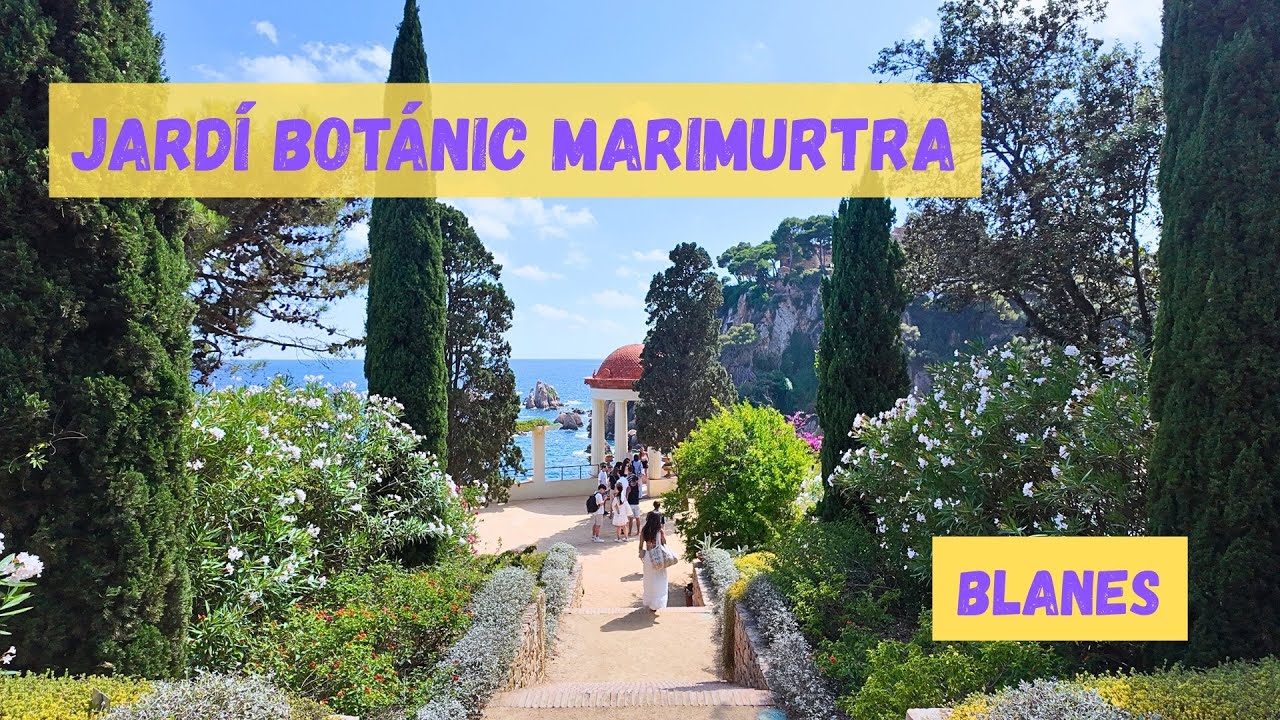 [4K] Exploring Jardí Botànic Marimurtra | Walking tour 