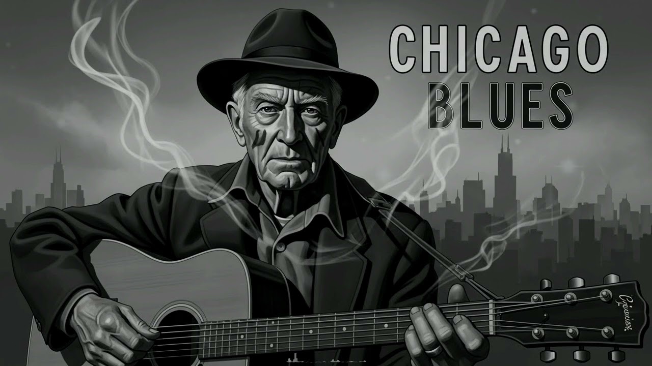 Chicago Blues Smoky Bar Mix Raw Electric Guitar Soul for Late Night Listeners