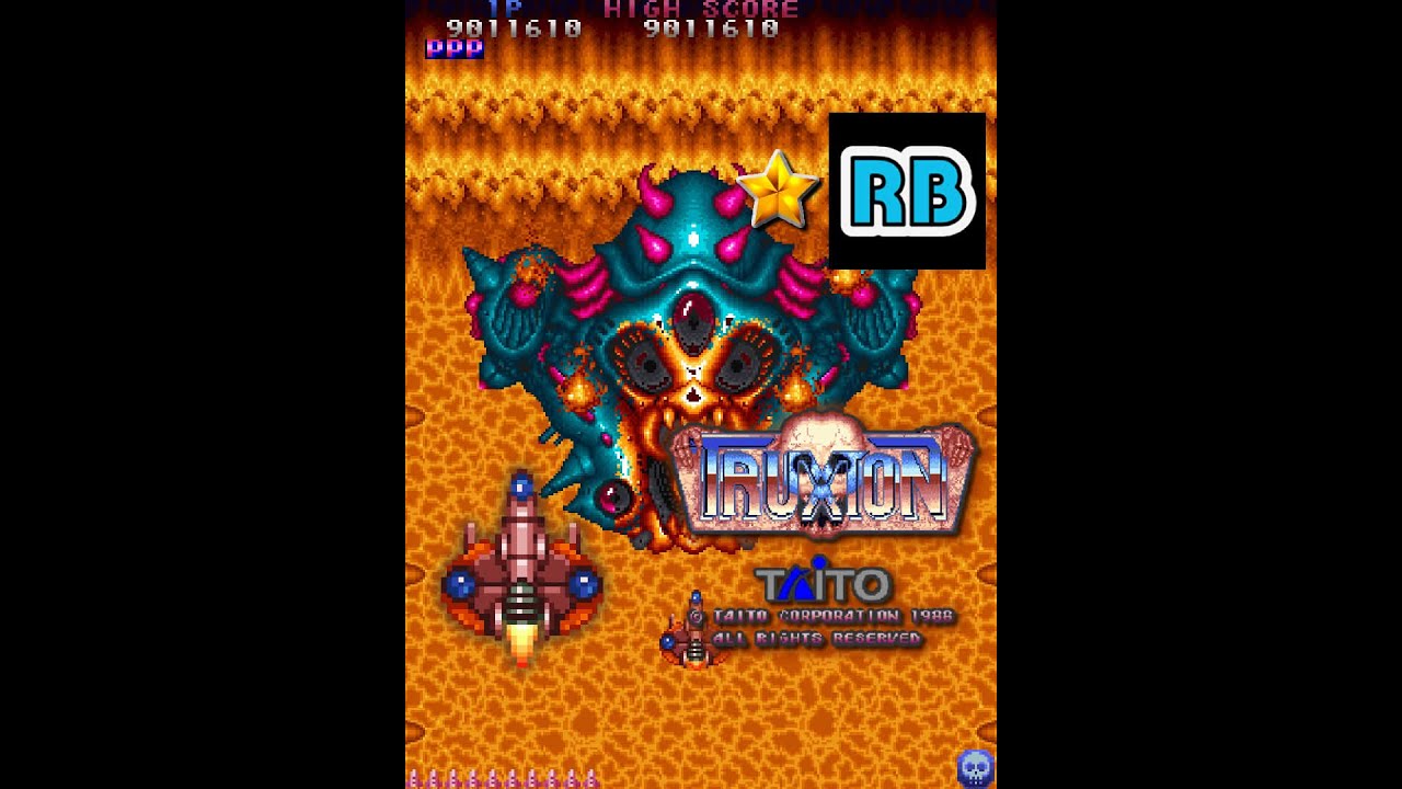 1988 [60fps] Truxton 10003500pts Area999
