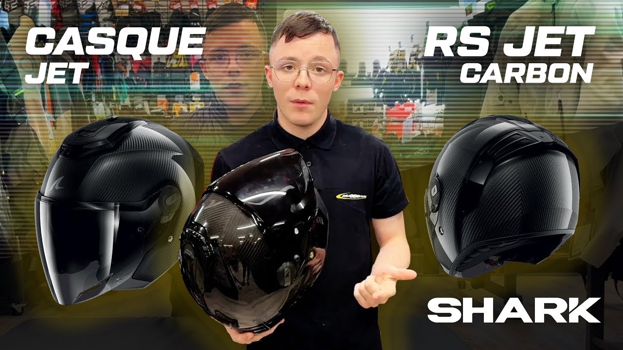Test du casque Shark RS Jet Carbon par Evan de Maxxess Brest