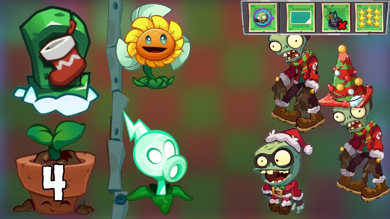 Plants vs. Zombies 3 (Chinese version) – Blizzard Approachez - Normal 4 | 植物大战僵尸3 暴雪僵至4