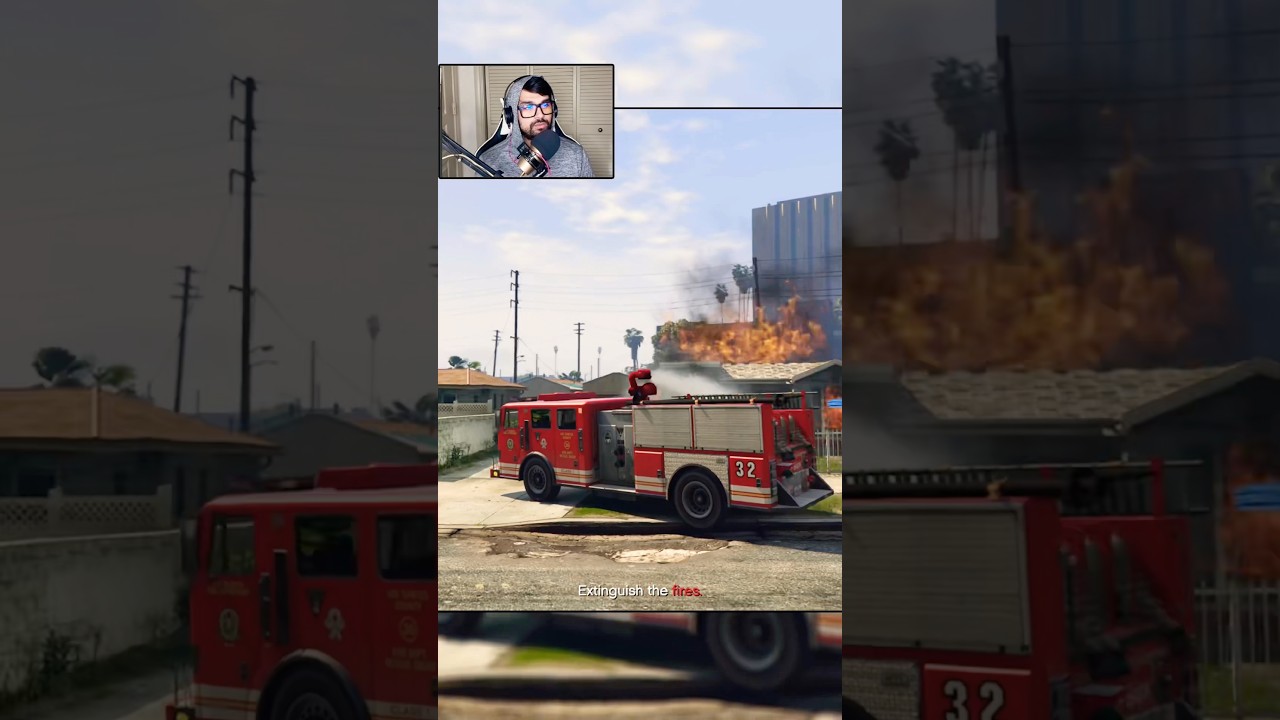 Я попробовал новую профессию пожарного в GTA Online…🚒 