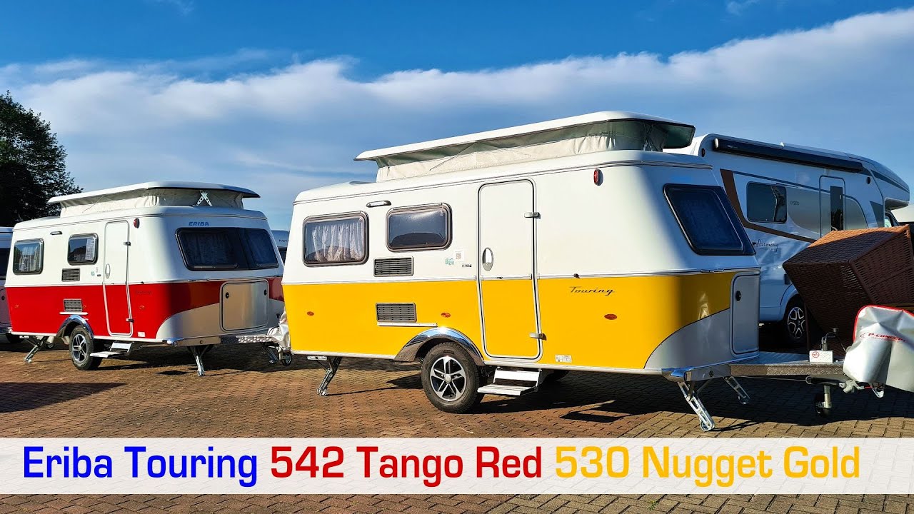 Eriba Touring 530 Nugget Gold und Touring 542 Tango Red