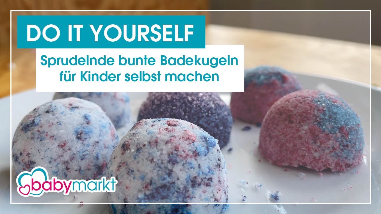 DIY Anleitung - Sprudelnde bunte Badekugeln für Kinder selbst machen | babymarkt.de