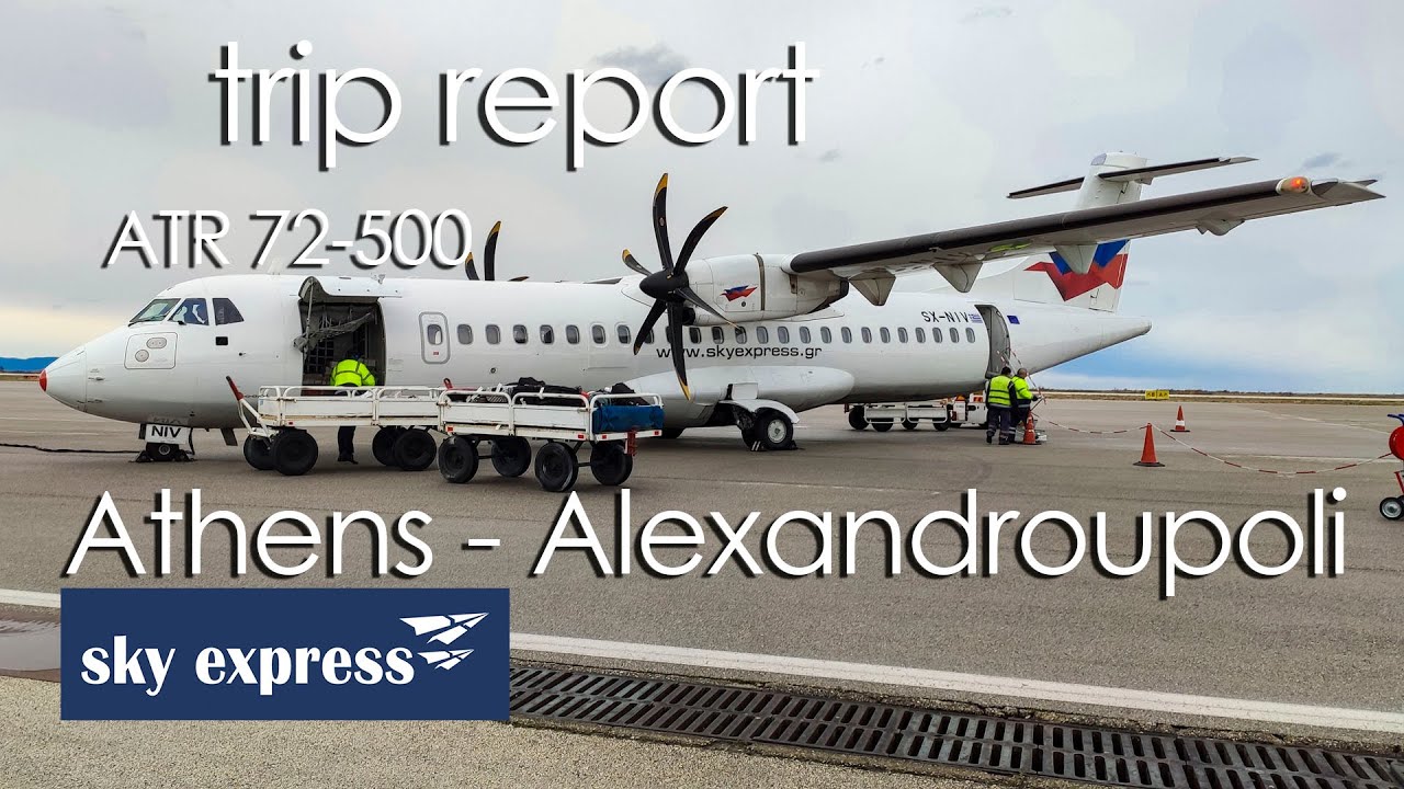 Trip Report: Athens to Alexandroupoli | SkyExpress | ATR72
