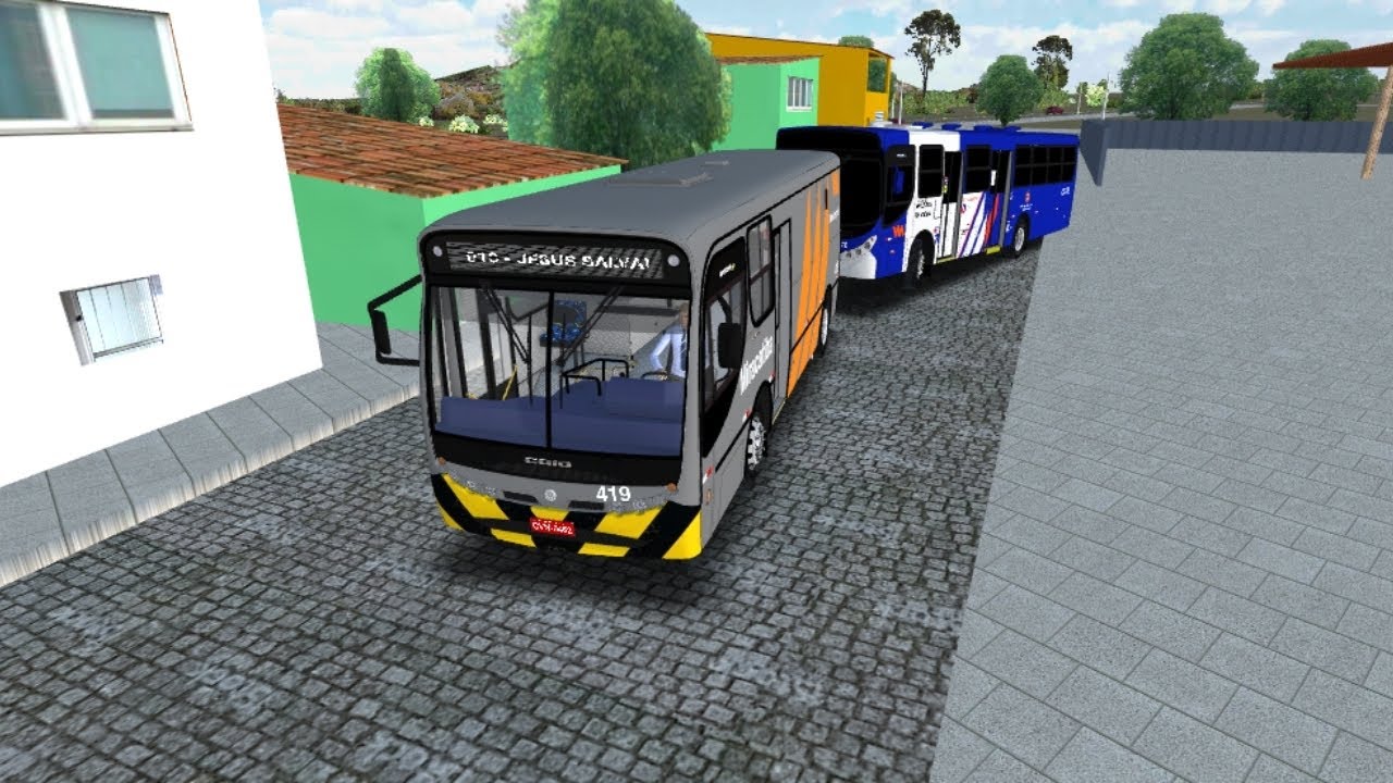 O ônibus quebrou no meio da estrada. 